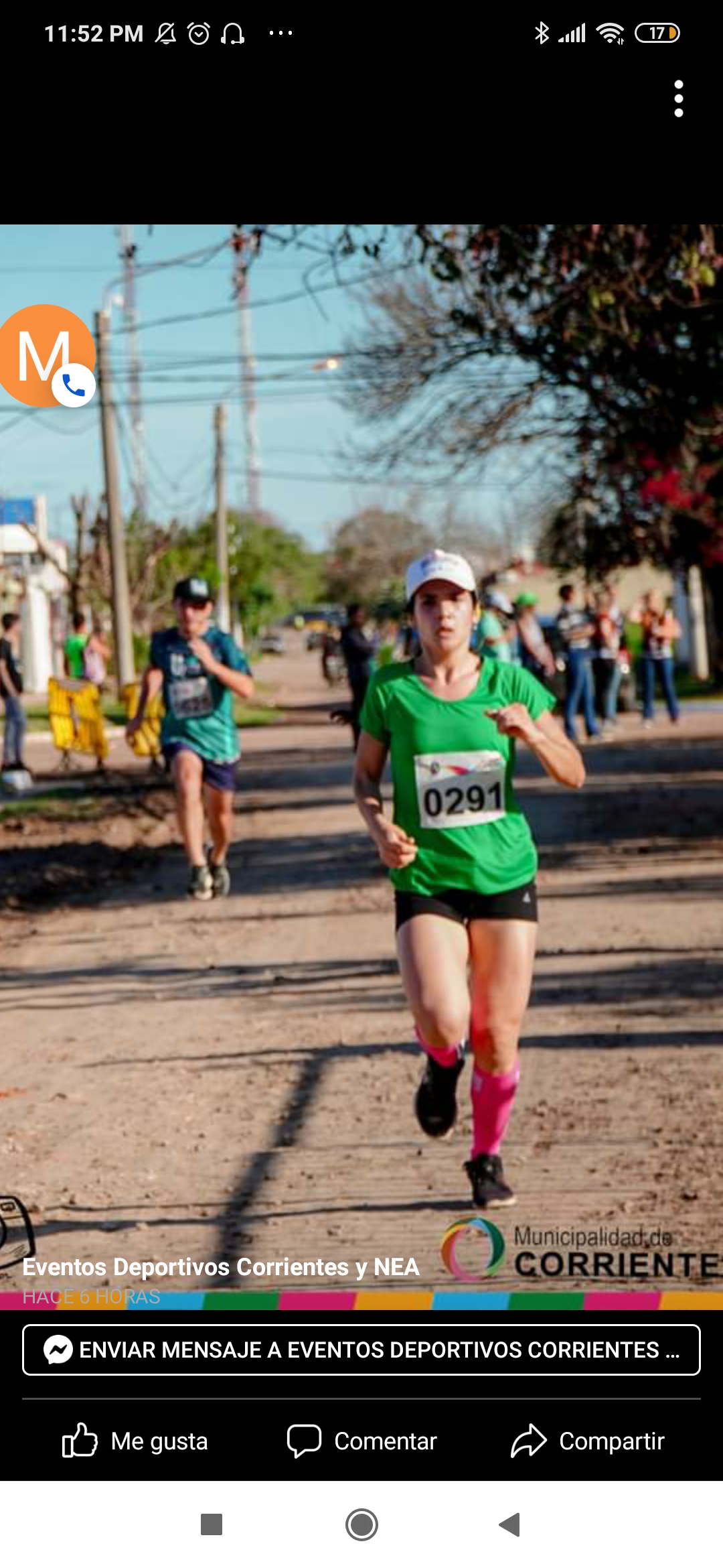 imagen participante carrera