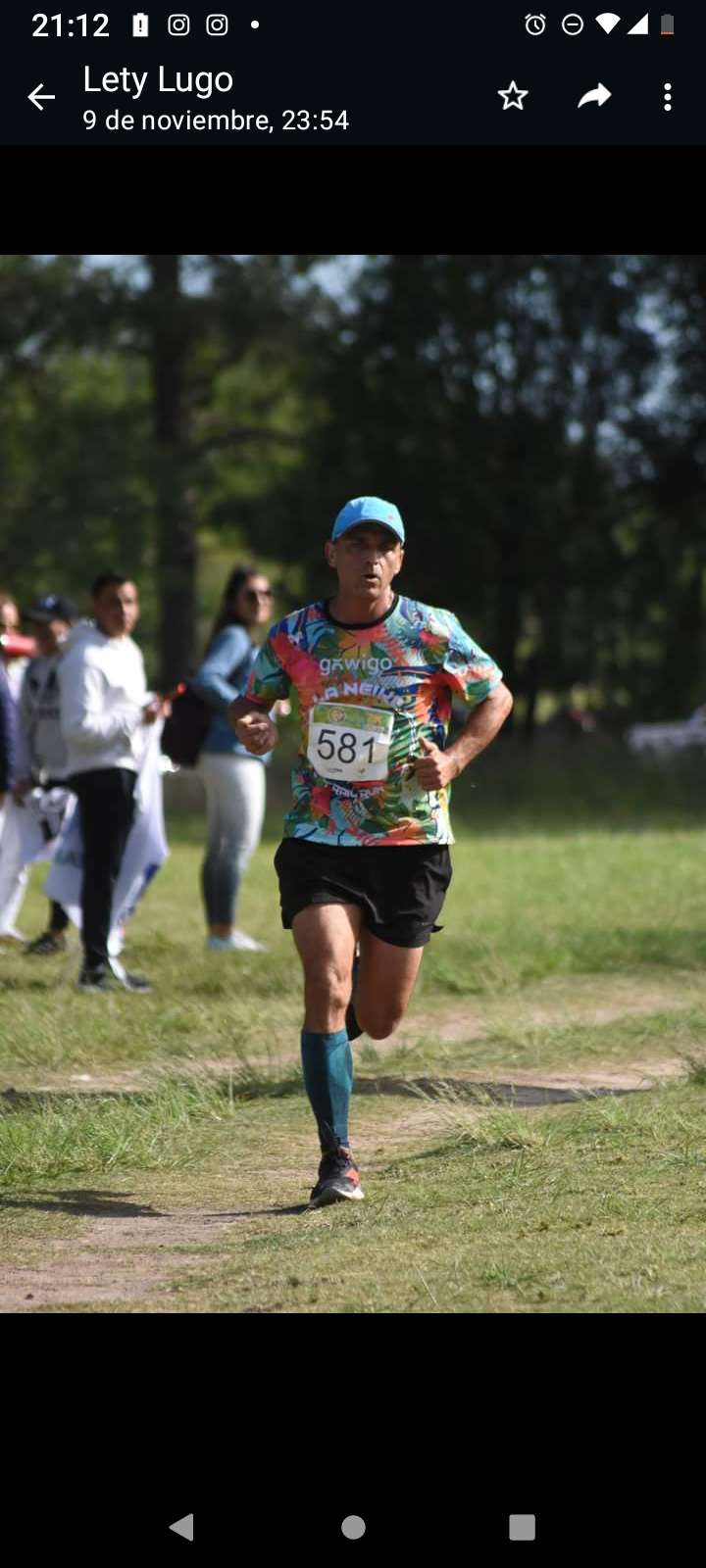 imagen participante carrera